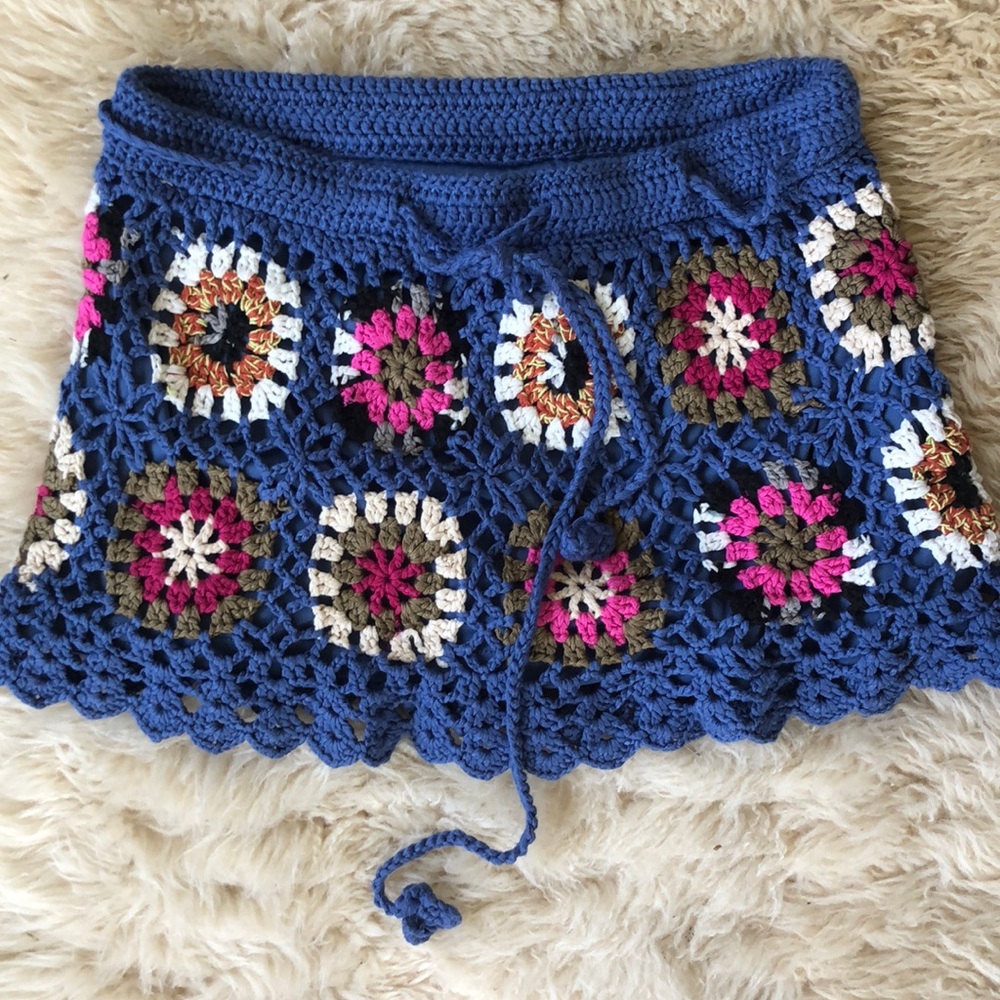Hand crochet bathing suit coverup! Never worn!